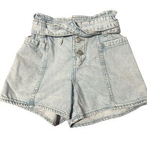 Zara Size 10 Light Blue Denim girls Shorts